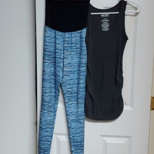 Motherhood maternity full panel leggings XS